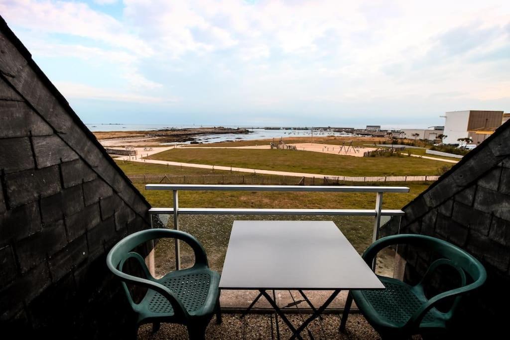 Appart-Duplex Vue Mer Panoramique Balcon & Piscine Proche Commerce Penmarcʼh Exterior foto