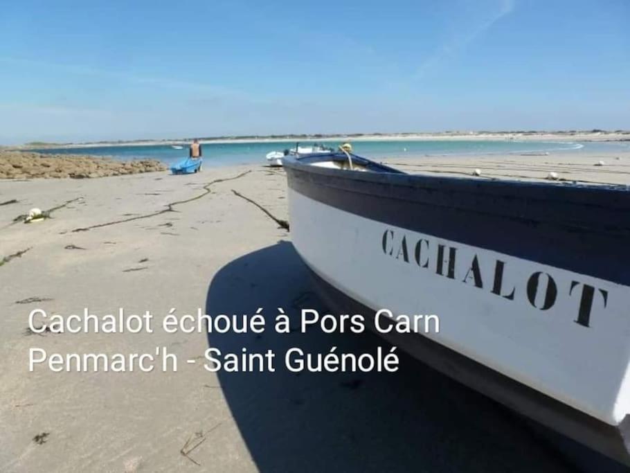 Appart-Duplex Vue Mer Panoramique Balcon & Piscine Proche Commerce Penmarcʼh Exterior foto